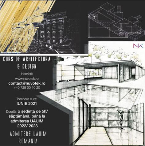 Înscriere Cursuri Arhitectură pentru Pregătire Admitere UAUIM | NUVOTEK STUDIO